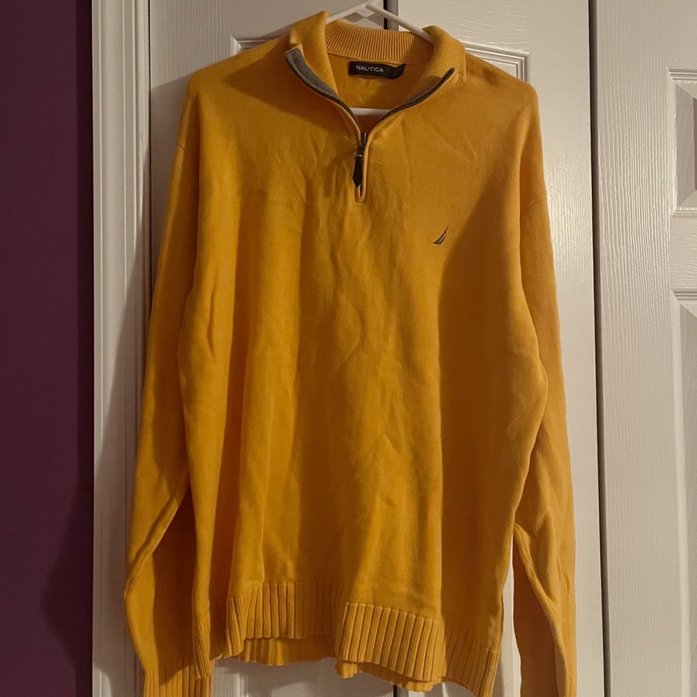 Nautica Quarter Zip Pullover Sweater